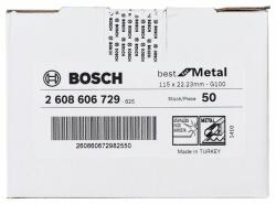 Bosch Fiber köszörűkorong R574, BfM D = 115 mm; G = 100 2608606729 (2608606729)