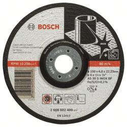 Bosch Profilos nagyolótárcsa EfI AS 30 S INOX BF, 150 mm, 6, 0 mm 2608602489 (2608602489)