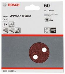 Bosch C430 csiszolópapír, 5 115 mm-es csomag, 60 2608605104 (2608605104)