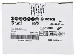 Bosch Fiber köszörűkorong R574, BfM D = 125 mm; G = 80 2608606734 (2608606734)