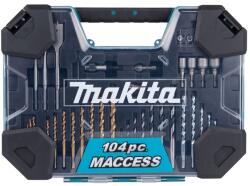 Makita 104 darabos fúrókészlet és tartozékok műanyag tokban E-22604 (E-22604)