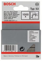 Bosch Tűzőkapcsok, 53. típus, rozsdamentes acél, 53. típus; L = 14 mm (1000 db) 2609200217 (2609200217)