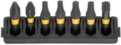 DEWALT 25 mm-es 7 bites tartó + bitek DT70810 (DT70810)
