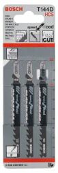 Bosch fűrészlap dugattyús fűrészhez T 144 D Speed for Wood (3 db) 2608630560 (2608630560)