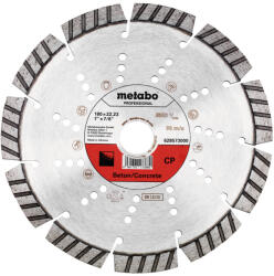 Metabo Gyémánt vágótárcsa Dia-TS 180x22, 23mm - CP, Beton, Professzionális 628573000 (628573000)