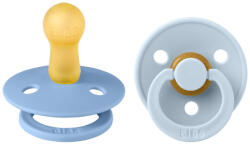 BIBS Colour cumi 2-es szett (Égkék/Pasztellkék), 6-18 hó