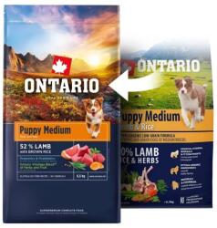 ONTARIO Puppy Medium Lamb & Brown Rice 2, 25 kg