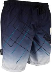 Guggen Mountain Férfi úszónadrág fekete-fehér kockás mintával 4XL fehér|fekete
