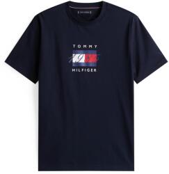 Tommy Hilfiger Linear Flag Graphic Tee L | Bărbați | Tricouri | Albastru | MW0MW41338DW5