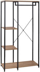 Intenso ruhatároló polc / nyitott gardrób - 90 x 167 cm