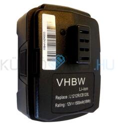 VHBW Elektromos szerszám akkumulátor CB120L - 1500 mAh, 12 V, Li-ion (WB-800109113)
