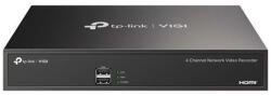 TP-Link NVR1004H /4 csatorna/H265+/80Mbps rögzítés/1x SATA/hálózati rögzítő (NVR)