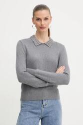 PINKO gyapjúkeverék pulóver - szürke M