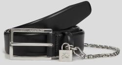 Karl Lagerfeld bőr öv - fekete 65 - answear - 35 990 Ft
