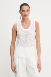 PINKO felső selyemkeverékből - fehér M