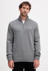 Gant pamut pulóver sötétkék - szürke XL
