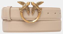 Pinko bőr öv bézs, 100125 A0F1 - bézs M - answear - 37 690 Ft