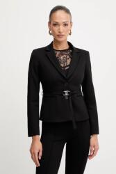 Liu Jo zakó fekete, sima, egysoros gombolású, MF5140 J9189 - fekete 34