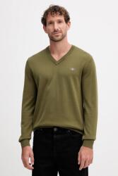 Gant pamut pulóver könnyű, fekete, 8030562 - zöld XL - answear - 47 990 Ft