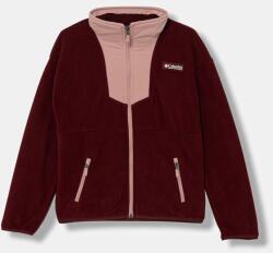 Columbia gyerek gyapjú pulóver Sequoia Grove - burgundia 152