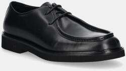 Karl Lagerfeld bőr félcipő NEIL fekete, férfi, KL16134 - fekete Férfi 44