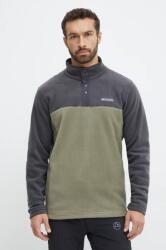 Columbia sportos pulóver Steens Mountain Half Snap zöld, mintás, 2097721 - zöld M