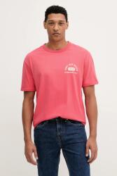 Gant pamut póló - rózsaszín S - answear - 18 990 Ft
