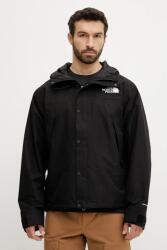 The North Face rövid kabát Dryvent Mono Mountain fekete, átmeneti, oversize, NF0A88XFJK31 - fekete L