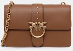 Pinko bőr táska - barna Univerzális méret - answear - 114 990 Ft