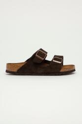 Birkenstock papucs velúrból Arizona barna, férfi - barna Férfi 46