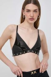 Pinko bőr felső - fekete M