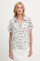 KARL LAGERFELD blúz pamutból - bézs 34 - answear - 46 990 Ft