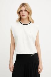 Liu Jo pamut póló - bézs XS - answear - 17 990 Ft