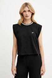 Liu Jo pamut póló - fekete S - answear - 17 990 Ft