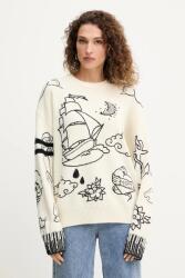 PINKO gyapjúkeverék pulóver meleg, bézs, 105427 A2PK - bézs S