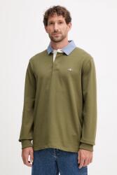 Gant pamut hosszúujjú - zöld M - answear - 33 990 Ft