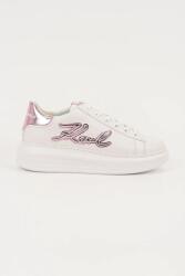 KARL LAGERFELD bőr sportcipő KAPRI - fehér Női 36 - answear - 50 000 Ft