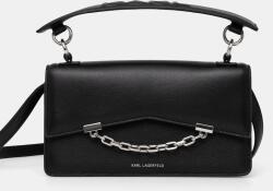 Karl Lagerfeld bőr táska - fekete Univerzális méret - answear - 74 590 Ft