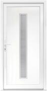 Bastion Usa intrare PVC Serena, 5 camere izolare, 980x2000 mm, deschidere stanga privit din interior, alb