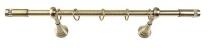 Sn Deco Group Galerie metalica Tub Briliant 25mm, bronz antic, 240 cm, KIT COMPLET Suport draperie