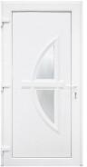 Bastion Usa Intrare Mentha, PVC, profil 70 mm, 5 camere, 980x2000 mm, deschidere stanga privit din interior, Alb