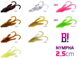 Delphin BOMB! Gumihal Nympha / 10db (2, 5cm/FRUITY) (690040303)