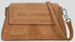 Karl Lagerfeld bőr táska - barna Univerzális méret - answear - 83 990 Ft