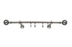 Sn Deco Group Galerie metalica Seti 19mm, nichel satinat, 240 cm, KIT COMPLET Suport draperie