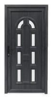 Bastion Usa intrare PVC Magnolia, 980x2000, deschidere stanga privit din interior, culoare antracit pe ambele parti