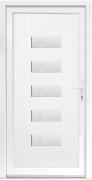 Bastion Usa intrare PVC Paul, 5 camere izolare, 980x2000 mm, deschidere dreapta privit din interior, alb