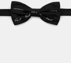 Karl Lagerfeld selyen csokornyakkendő - fekete Univerzális méret