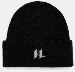 Karl Lagerfeld sapka K/MONOGRAM - fekete Univerzális méret