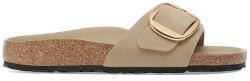 Birkenstock bőr papucs Madrid Big Buckle - bézs Női 39