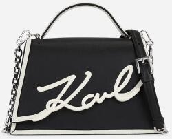 Karl Lagerfeld bőr táska - fekete Univerzális méret - answear - 84 990 Ft